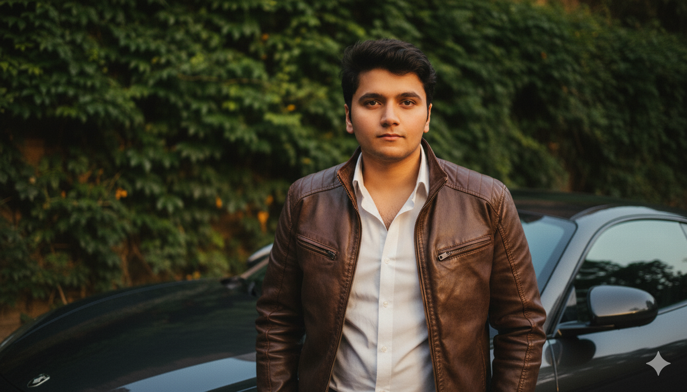 Golden Hour Drive: Leather and Ivy