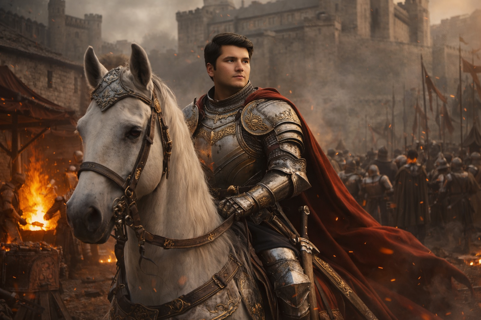 The Crimson Commander: Epic Medieval Siege