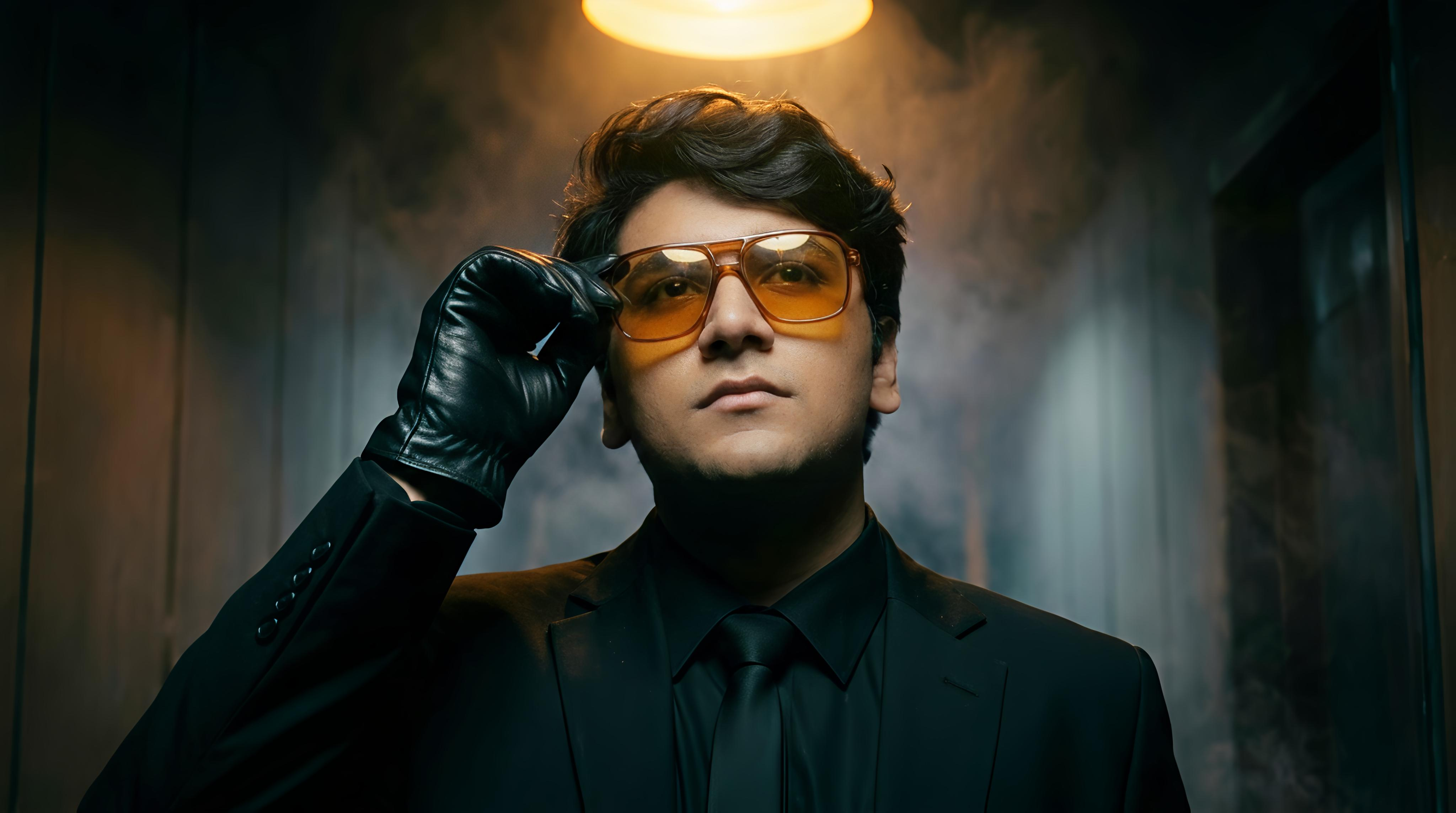 The Midnight Revelation: Gloved Enigma in Gold