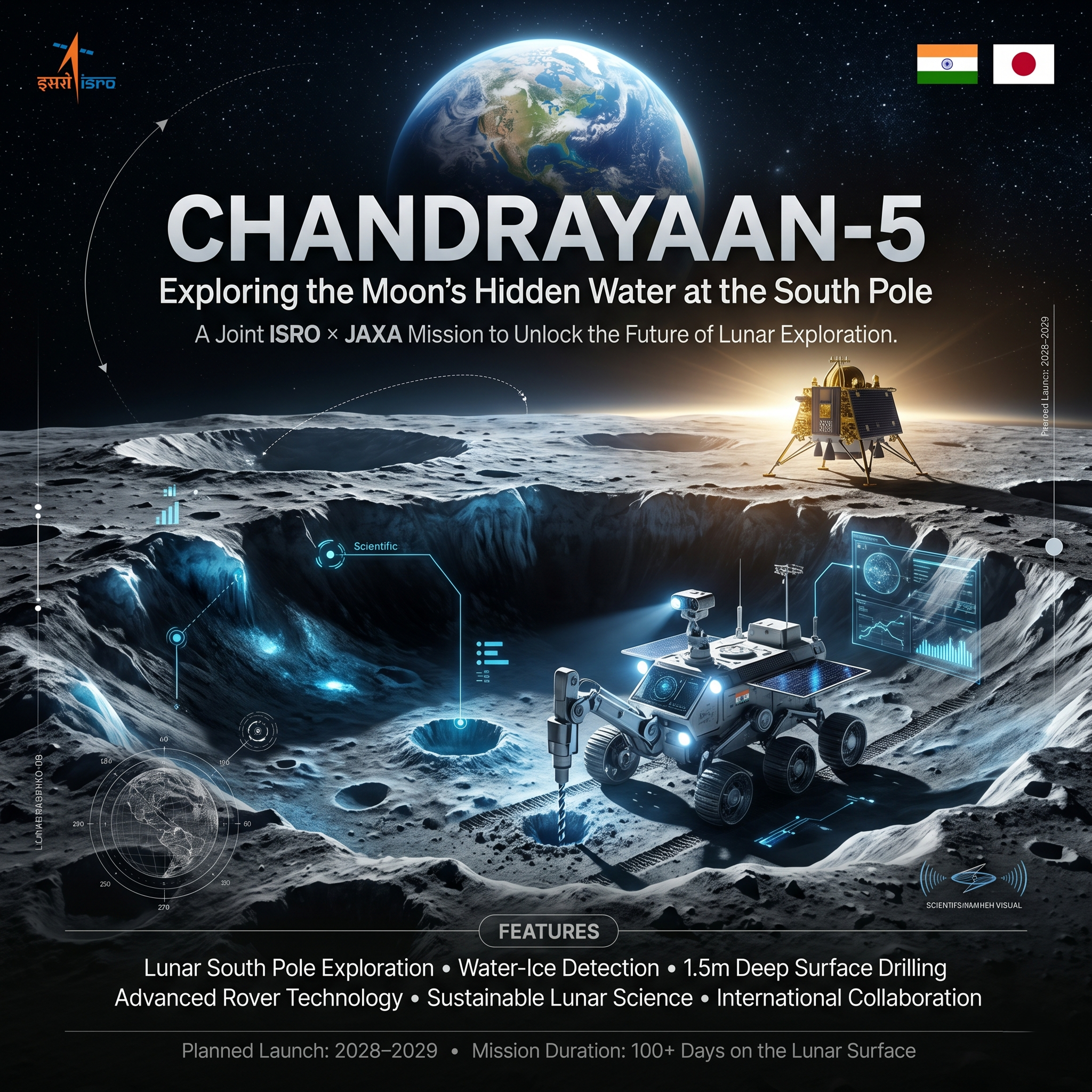 Chandrayaan-5 Space Poster Thumbnail